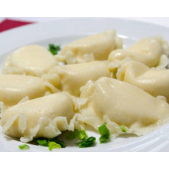 Pierogi z serem (7 szt ) na gorąco